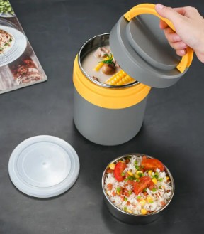 portable stainless steel thermal lunch box